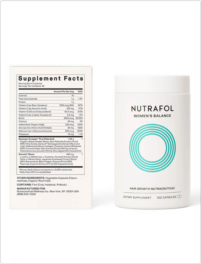 Nutrafol Womens Balance Hair Growth (1 month supply)